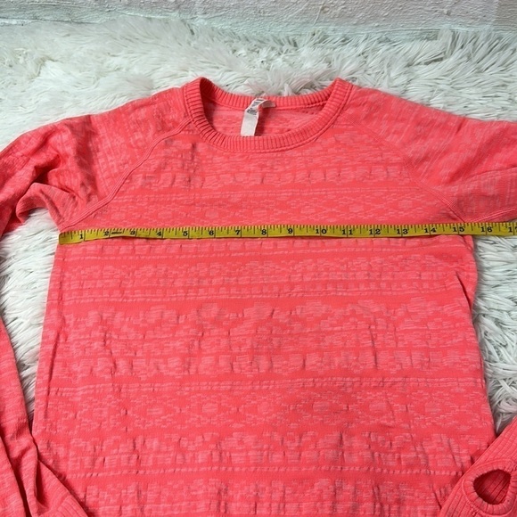 Lululemon Rest Less Pullover Heathered Electric Coral - Picture 4 of 7
